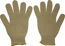 Перчатки арамидные трикотажные (вязаные)